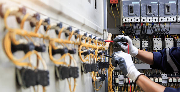 Professional Electrician technician working in Iraan, TX